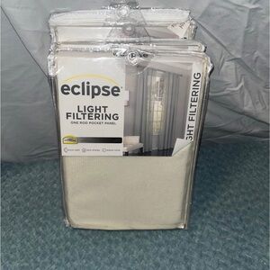 Eclipse Cream Light Filtering Sheer Panel